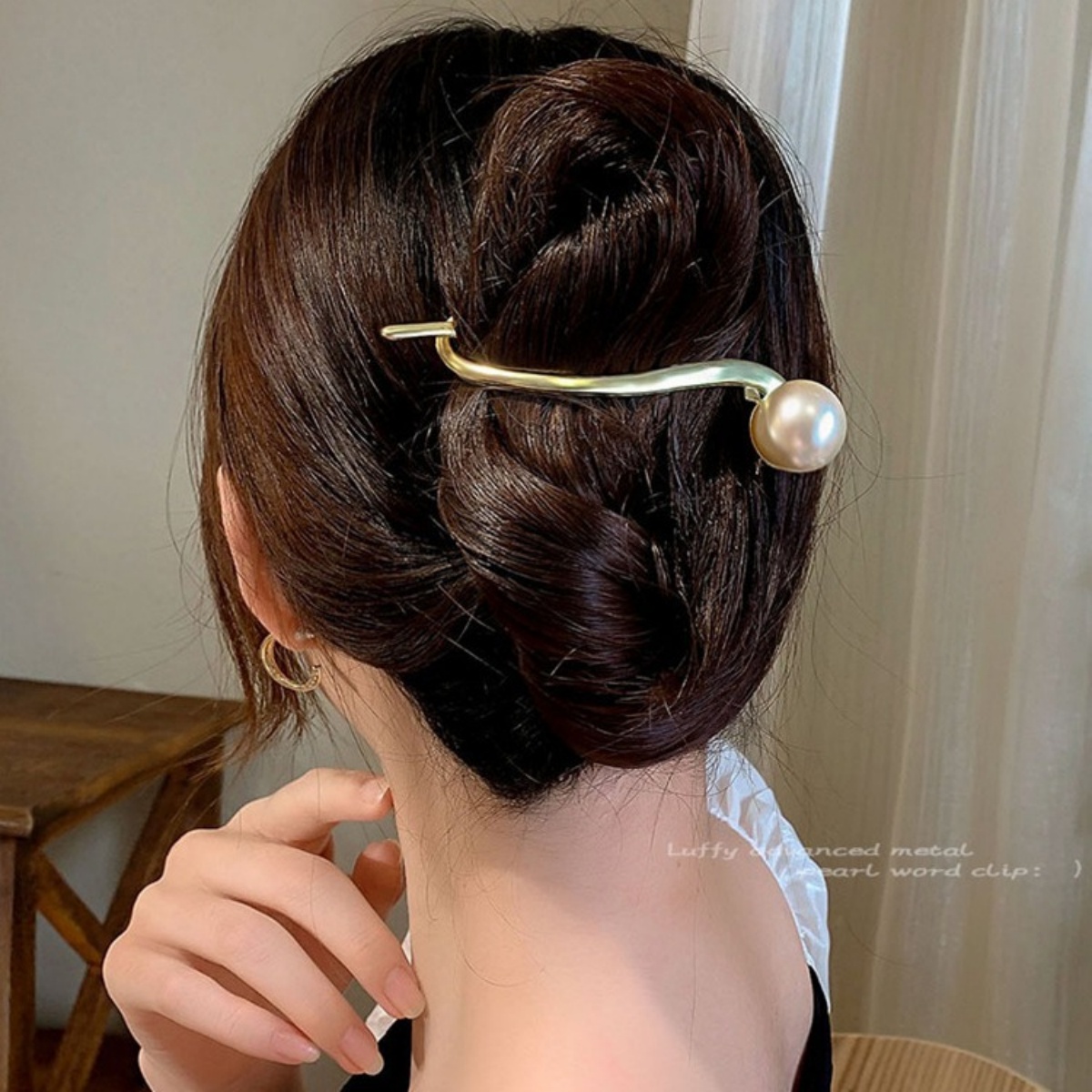 Elegante glitter pérola grampo - The Korean Lifestyle avaliação e preço