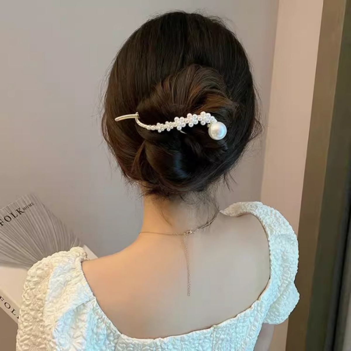 Elegante glitter pérola grampo - The Korean Lifestyle avaliação e preço