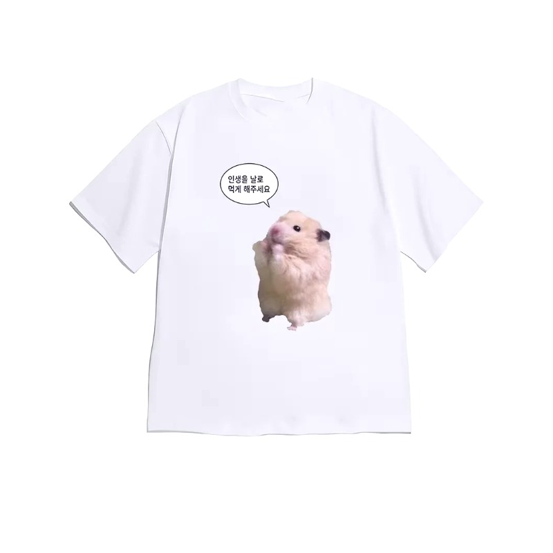Camiseta Casual Oversized com  - Korean Men Lifestyle avaliação e preço
