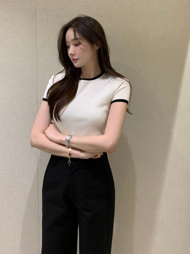 Suéter de Malha Fino com Bloco - The Korean Lifestyle avaliação e preço